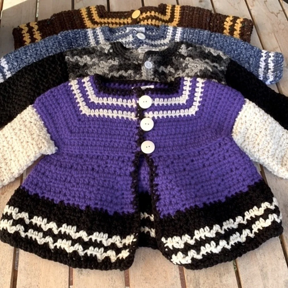 Handmade Toddler Cardigans